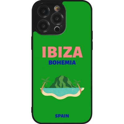 iPhone 14 Pro Max Case Hülle - Silikon schwarz Pop Summer Destination Ibiza