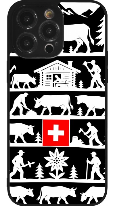 iPhone 14 Pro Max Case Hülle - Silikon schwarz Poya Schweiz 1 schwarz