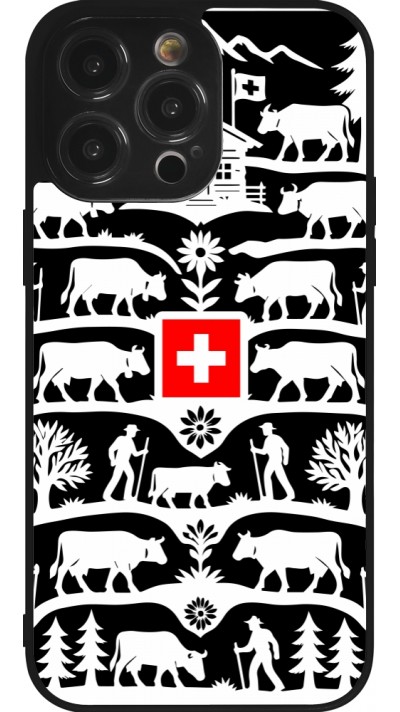 iPhone 14 Pro Max Case Hülle - Silikon schwarz Poya Schweiz 3 schwarz