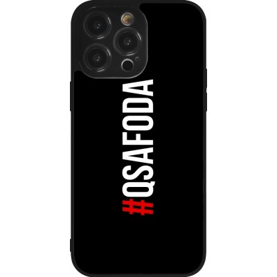 iPhone 14 Pro Max Case Hülle - Silikon schwarz Qsafoda 1