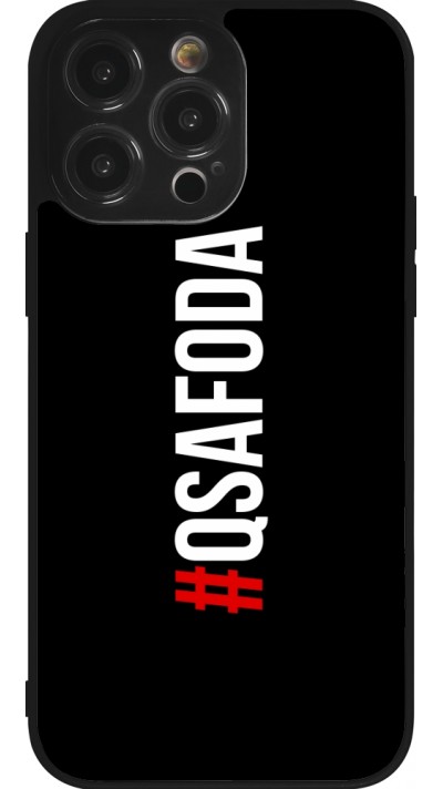 iPhone 14 Pro Max Case Hülle - Silikon schwarz Qsafoda 1