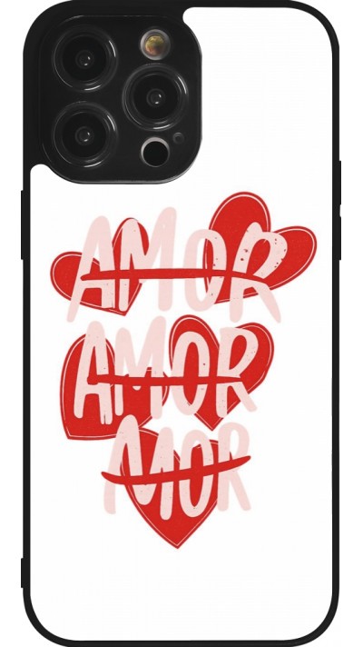iPhone 14 Pro Max Case Hülle - Silikon schwarz Saint Valentines Day 26 Amor