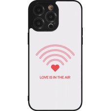iPhone 14 Pro Max Case Hülle - Silikon schwarz Saint Valentines Day 26 Love is in the air