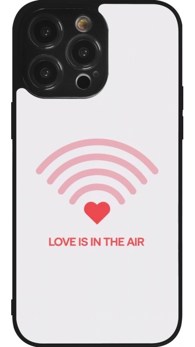 iPhone 14 Pro Max Case Hülle - Silikon schwarz Saint Valentines Day 26 Love is in the air
