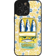 iPhone 14 Pro Max Case Hülle - Silikon schwarz Sardines in oil 2026
