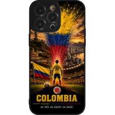 iPhone 14 Pro Max Case Hülle - Silikon schwarz Fussball Kolumbien splash 2026