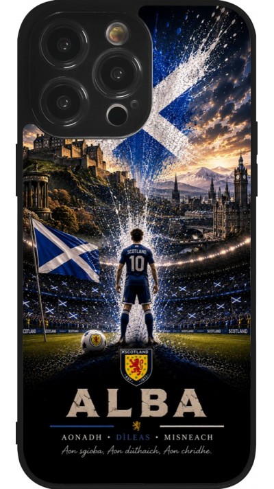 iPhone 14 Pro Max Case Hülle - Silikon schwarz Fussball Schottland splash 2026
