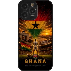 iPhone 14 Pro Max Case Hülle - Silikon schwarz Fussball Ghana splash 2026