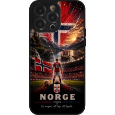 iPhone 14 Pro Max Case Hülle - Silikon schwarz Fussball Norwegen splash 2026