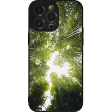 iPhone 14 Pro Max Case Hülle - Silikon schwarz Spring 23 forest blue sky