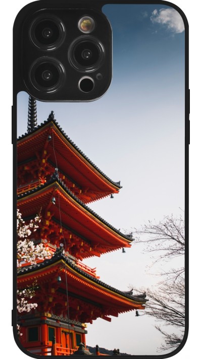 iPhone 14 Pro Max Case Hülle - Silikon schwarz Spring 23 Japan