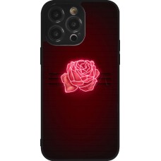 iPhone 14 Pro Max Case Hülle - Silikon schwarz Spring 23 neon rose