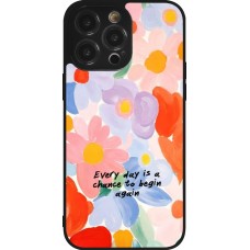 iPhone 14 Pro Max Case Hülle - Silikon schwarz Every day is a chance 2026