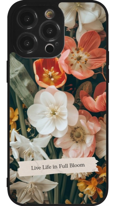 iPhone 14 Pro Max Case Hülle - Silikon schwarz Full Bloom 2026