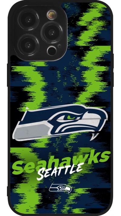 iPhone 14 Pro Max Case Hülle - Silikon schwarz Super Bowl 26 Seattle 2