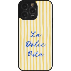 iPhone 14 Pro Max Case Hülle - Silikon schwarz The good life 2026