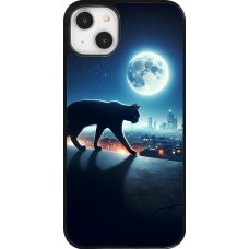 iPhone 14 Plus Case Hülle - Schwarze Katze unter dem Vollmond