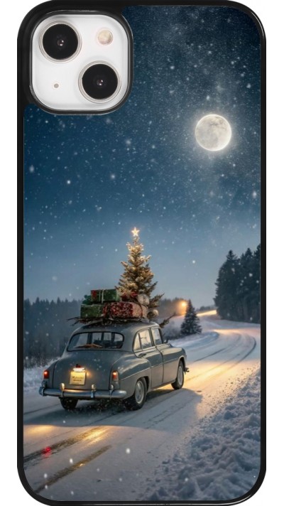 iPhone 14 Plus Case Hülle - Christmas 25 Car with Tree Xmas