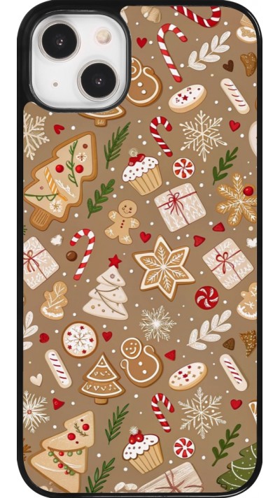 iPhone 14 Plus Case Hülle - Christmas 25 Pattern Ginger Cookie