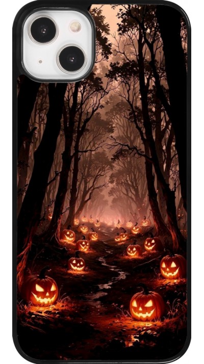 iPhone 14 Plus Case Hülle - Halloween 2025 Road of Terrifying Pumpkins