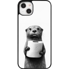 Coque iPhone 14 Plus - Loutre papier de toilette