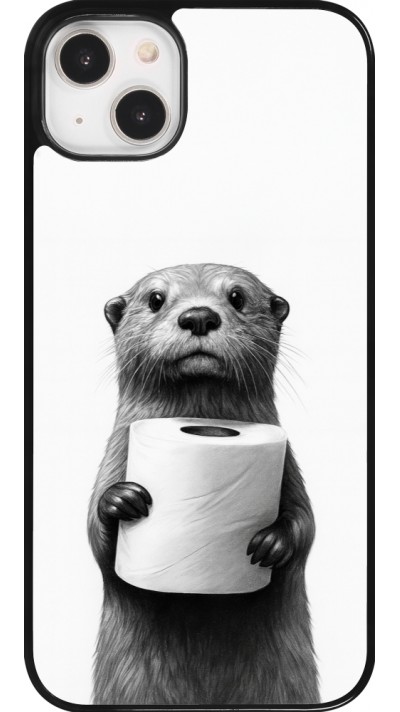 Coque iPhone 14 Plus - Loutre papier de toilette