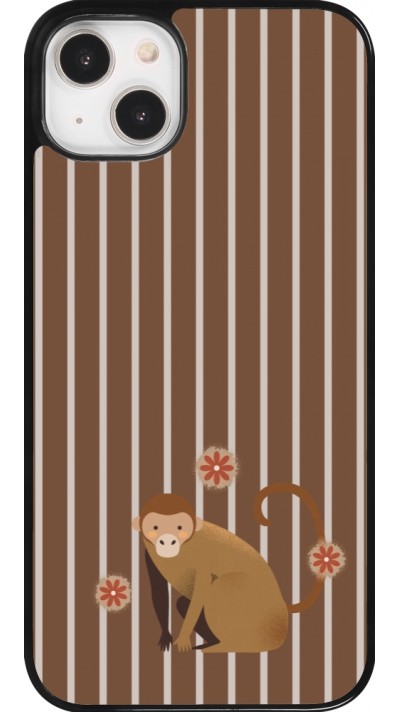 Coque iPhone 14 Plus - Monkey with stripes