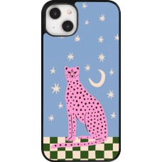 iPhone 14 Plus Case Hülle - Pink leopard with stars 2026