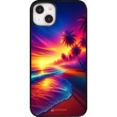 iPhone 14 Plus Case Hülle - Strand Sonnenuntergang auffällig
