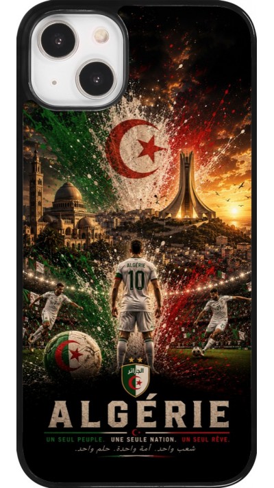 Coque iPhone 14 Plus - Football Algérie splash 2026