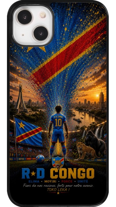 Coque iPhone 14 Plus - Football République démocratique du Congo splash 2026