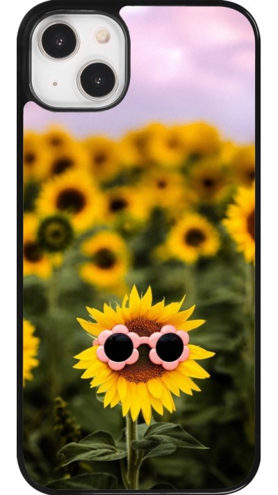 Coque iPhone 14 Plus - Sunflower with glasses Spring 2026