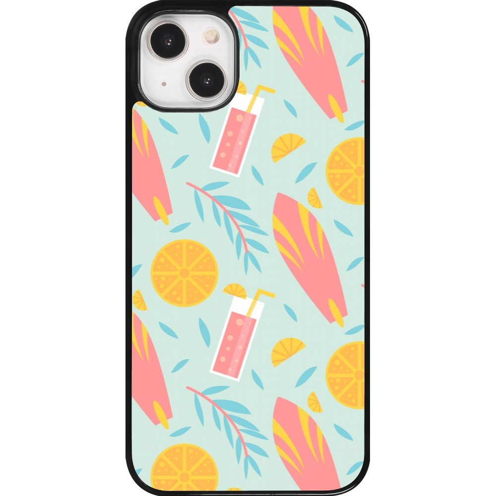 iPhone 14 Plus Case Hülle - Summer 2025 Pattern citron