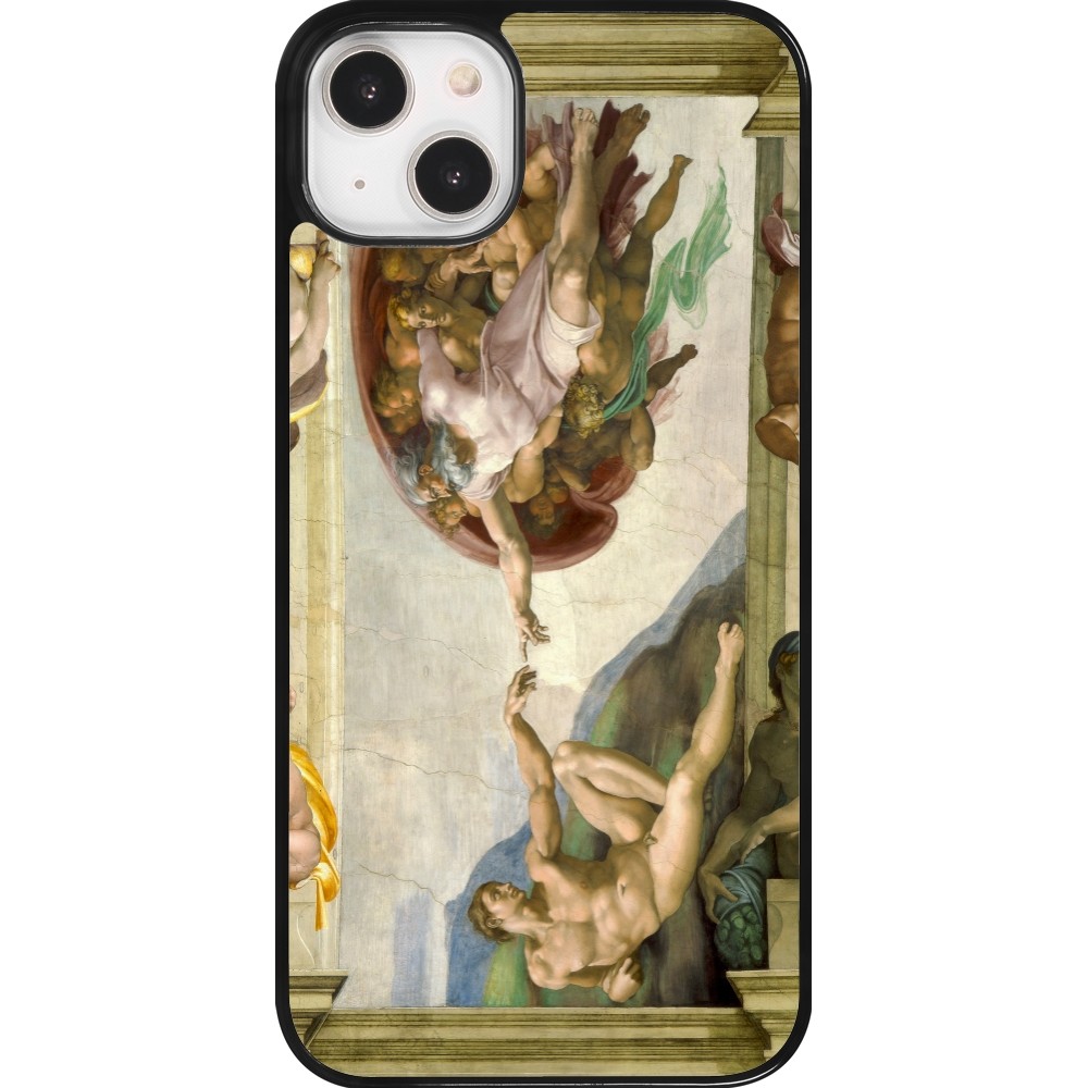 iPhone 14 Plus Case Hülle - Kunstbild - Die Erschaffung Adams - Michelangelo
