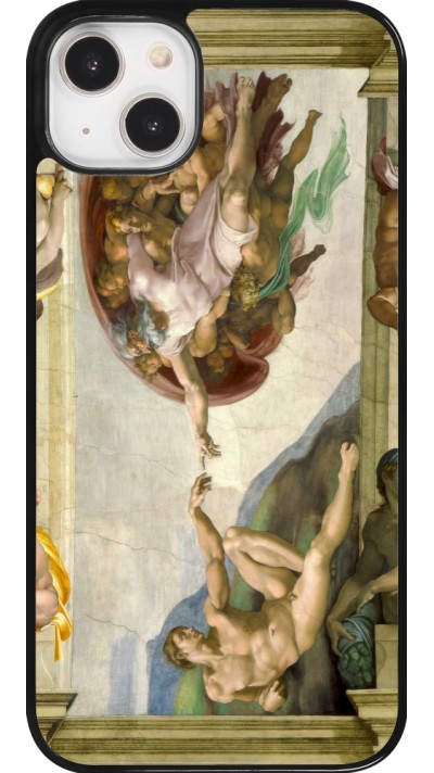iPhone 14 Plus Case Hülle - Kunstbild - Die Erschaffung Adams - Michelangelo