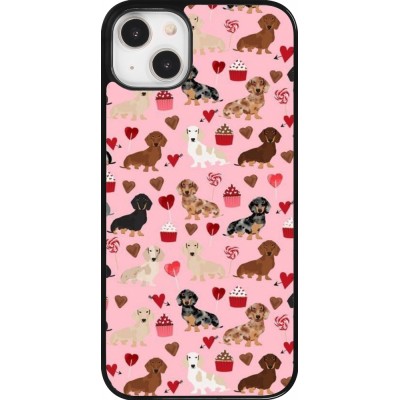 iPhone 14 Plus Case Hülle - Valentine 2024 puppy love