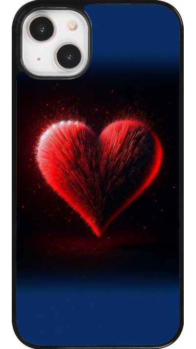 Coque iPhone 14 Plus - Valentine 2025 coeur rouge
