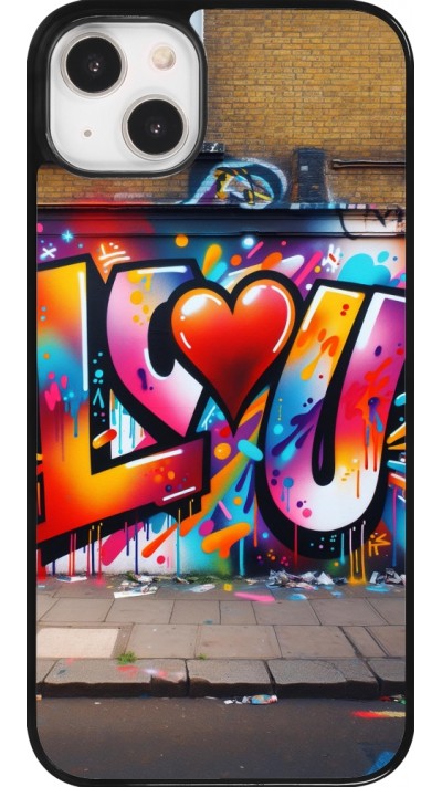 Coque iPhone 14 Plus - Valentine 2025 Love U Tag