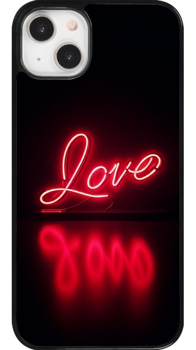 Coque iPhone 14 Plus - Valentine 2025 Neon Love