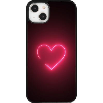 iPhone 14 Plus Case Hülle - Valentine 2023 single neon heart