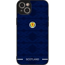 iPhone 14 Plus Case Hülle - Silikon schwarz Schottland 2026 personalisierbares Fussballtrikot