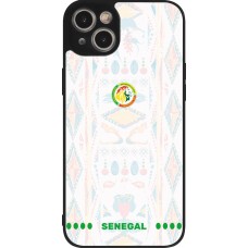 iPhone 14 Plus Case Hülle - Silikon schwarz Senegal 2026 personalisierbares Fussballtrikot