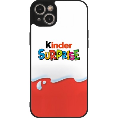 iPhone 14 Plus Case Hülle - Silikon schwarz Kinder Surprise
