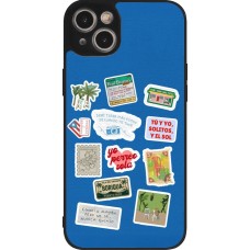 iPhone 14 Plus Case Hülle - Silikon schwarz Seals of the Dominican Republic DTMF