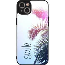 iPhone 14 Plus Case Hülle - Silikon schwarz Smile 05