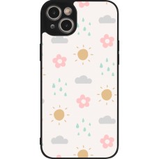 iPhone 14 Plus Case Hülle - Silikon schwarz Spring 23 weather
