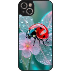 iPhone 14 Plus Case Hülle - Silikon schwarz Ladybird in bloom Spring 2026