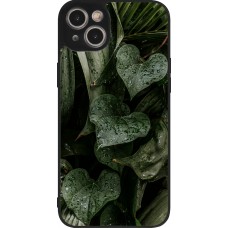iPhone 14 Plus Case Hülle - Silikon schwarz Spring 23 fresh plants
