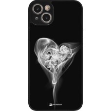 iPhone 14 Plus Case Hülle - Silikon schwarz Valentine 2022 Black Smoke