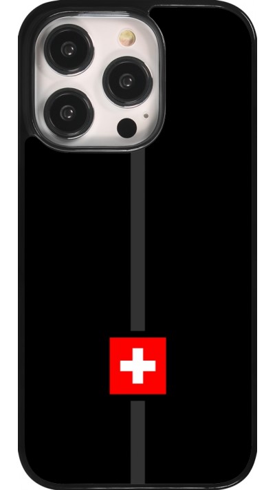 Coque iPhone 14 Pro - Canton CH noir